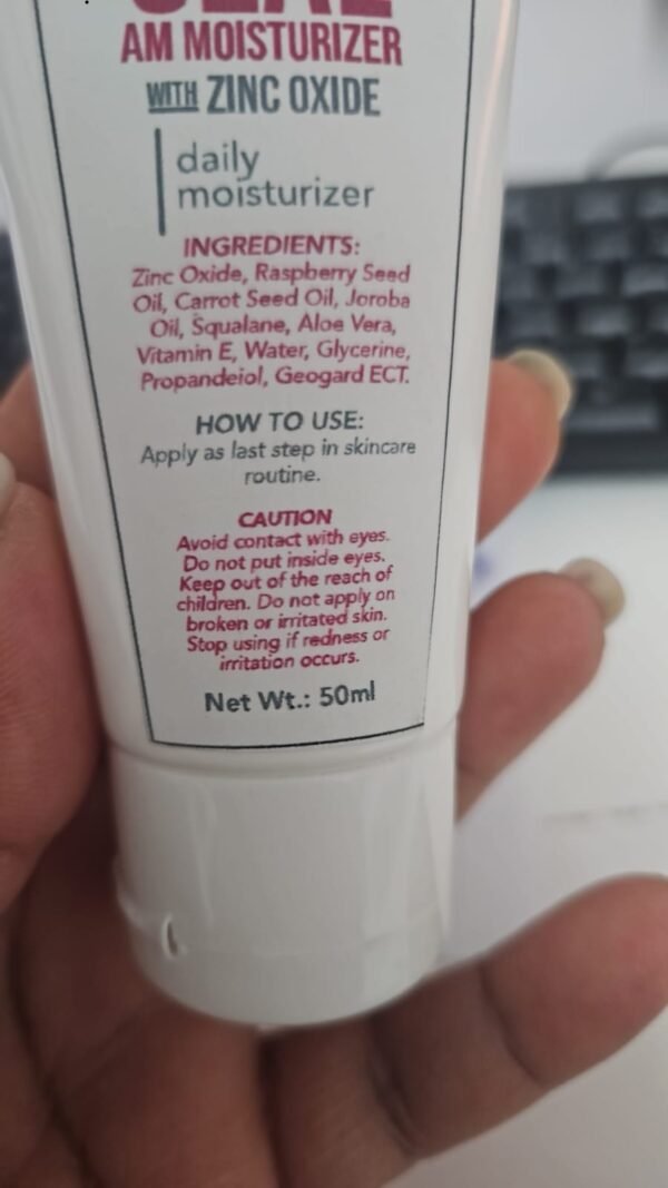 SEAL AM Moisturizer with Zinc Oxide