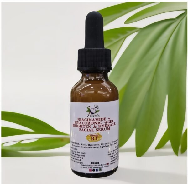 Niacinamide + Hyaluronic Acid - Brighten & Hydrate Facial Serum